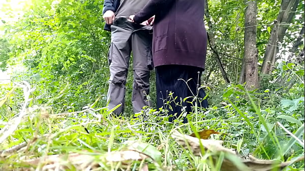 Outsider Provokes My Nips While I Desperately Squeeze Him Outdoors