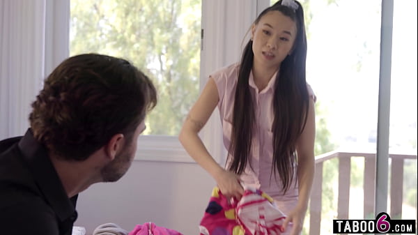 Korean Babysitter Finds The Hidden Camera And Charms The Dude Watching
