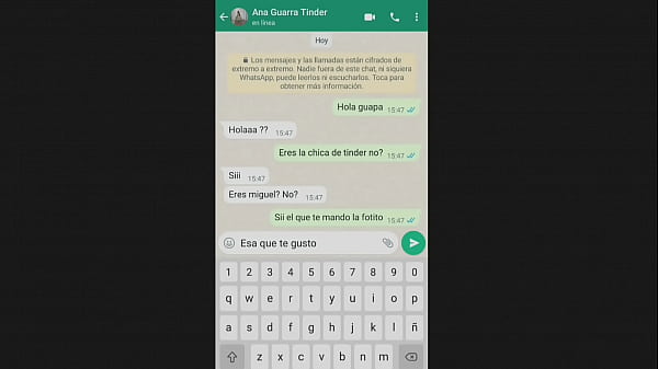 Chat Caliente Por Wasap Con Chica Tinder Infiel