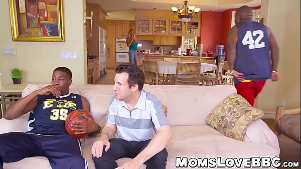 Big Breasted COUGAR Hammerred By Black Basketball Players