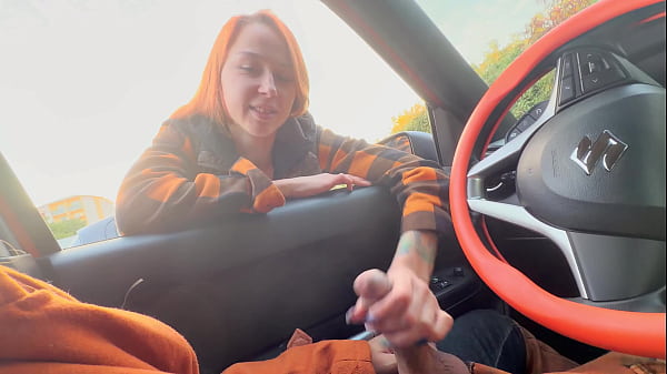 Public Shaft Expose In Car - Newcomer Babe Caught Me Pumping Off In Public, Parade Boobs And Helped Me