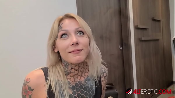 Inked Girl Nayomi Sharp Milks Sascha's Huge Dick