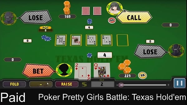 Poker Lovely Babes Battle: Texas Hold'em Part03