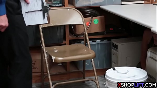 Trim Barely-legal Caught Stealing And Fucked By A Security Guy