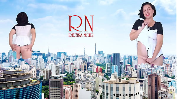 Wow! An Enormous Miss Without Panties Walks Around The City. She's As Tall As King Kong! Amazing Present Of A Giantess! 1