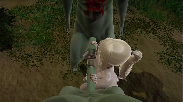 Two Orcs One Babe Power Play Risky Public Fun [Full Video]