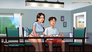 StepSis Gets Rammed Powerful By Her StepBro's Colossal Long Cock - Summertime Saga 43 By DarkCookie - 3D Game