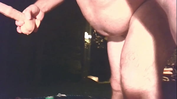 Outdoor Butt Sex Spraying Lights And JD Drenched Plump Butt.mp4