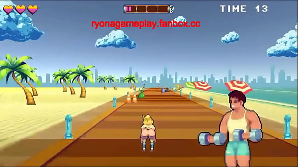Hot Platinum In Roller Skates Having Sex With Anyone She Finds On The Street In Rollerbabe Hentai Game