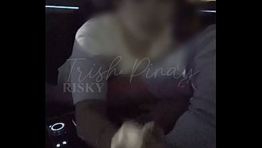 Trish Pinay Steamy Car Handjob And Eats Gentleman's Cum