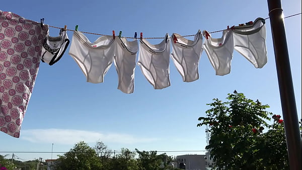 My Briefs Drying On The Clothesline