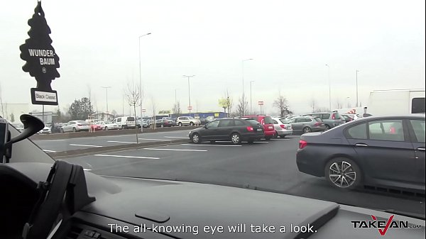 Stolen Car Is Chance To Help Nubile Golden-haired And Slam Her Pussy In Driving Van