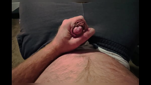 Grinding Precum During My Foreskin Stretch Session
