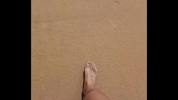Peeing On The Public Beach