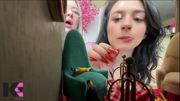 Starving Giantess Hunters Pluck Tinies Into Their Mouths: Vore