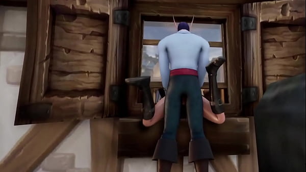 Elf Thieve Stuck On A Window Whorecraft TOA