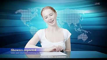 The New Colleague In The Weather Studio