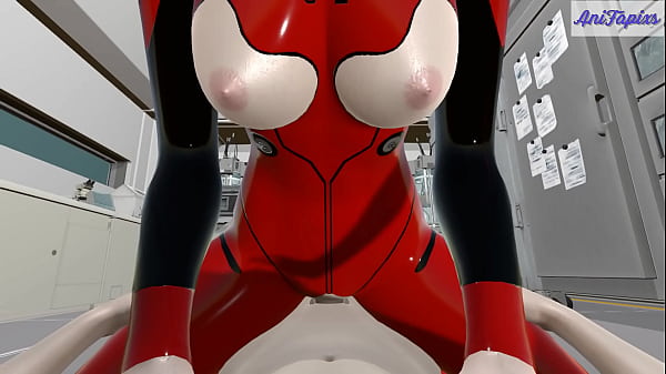 Aska Rode My Boner Instead Of The Mecha - 3D HENTAI