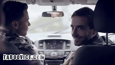 Golden-haired Hitchhiker Double Plugged By Two Guys After A Free Drive