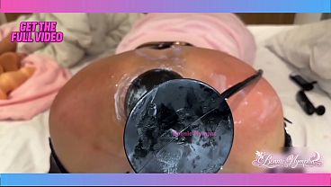 Inflating An Enormous Inflatable Butt Stretch Until My Cheeks Feels Like It's About To Burst BONNIE NYMPHA