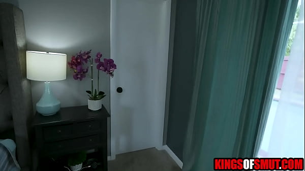 Massaging Stepmoms Huge Naturals & Smashing Her Natural Bush