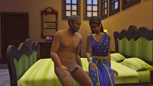 PAI INDIANO PUNINDO FILHA INDIANA NOVINHA/ THE SIMS 4/ HENTAI/3D