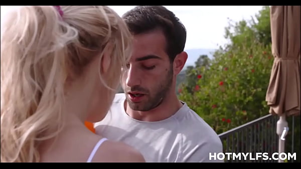 Huge Boobs Golden-haired MILF Brandi Treasure Fucked By Nubile Tenant Boy Through Her Spandex Booty