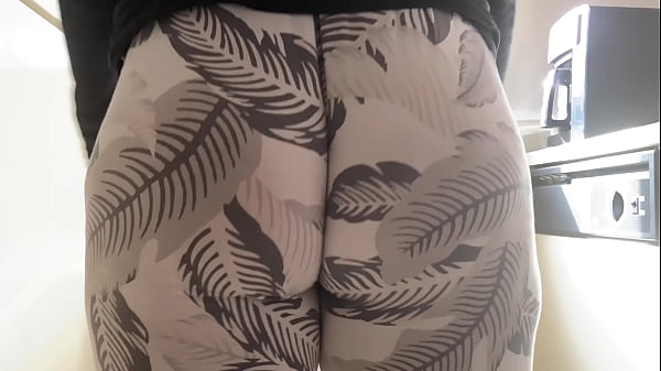 Mama Gigantic Booty Wedgie In Kitchen