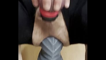 Ass Play Gape Training With Caged Boner Makes Ripe Whore Happy