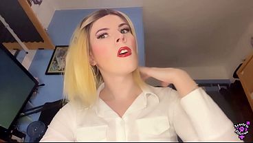 Trans Femdom Supervisor Farts Internal Finish Into Your Face, Humiliates You And Explodes All Over Your Face! Trans Domination POV