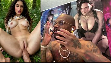 Bald Snatch Hoe Getting Backdoor Pounded In A Forest, Asian Cowgirl Wanking Off A Gooner Until He Releases, Pretty Vixen Playing With Her Thicc Melons, Female Monkey Double D