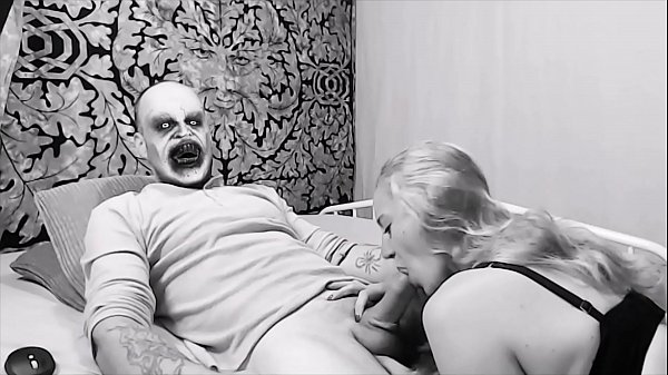 Zombie Gets His Shaft Gobbled For Halloween!