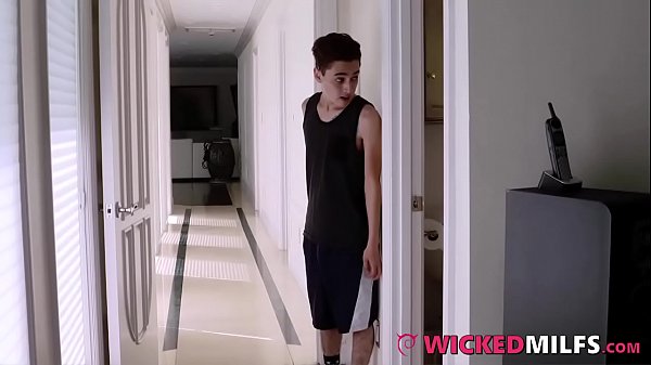 Sexy Stepmom Ryder Skye Instructs StepSon And His Sweetheart How To Nail