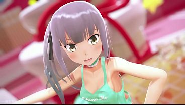 Exposed Apron Dance - Kasumi, Michishio, Arashio - Chocolate Disco MMD By Zaitaku