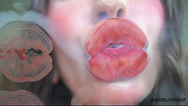 Pouty Caregiver Mouth Soft, Melted Kisses