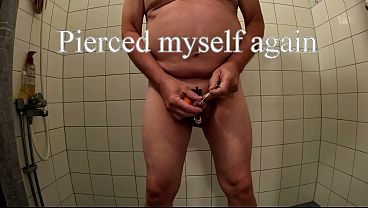 Unscripted Piercing Him Self In The Rod