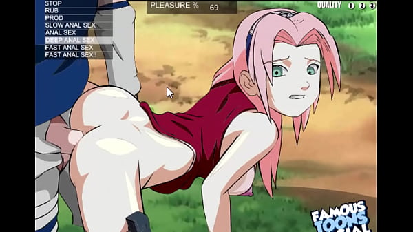 Sasuke E Sakura Fazendo Um Butt Sex Profundo