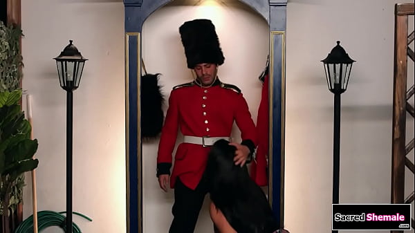 SacredShemale.com - Latina Trans Bianka Nascimento Barebacked By A Guard