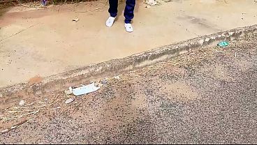 Caregiver Performed Butt Fucking And A Blowjob At A Street Bus Stop.