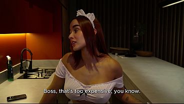 I Made My LATINA Housemaid NURSE And NAIL Me To Pay For Her Mistakes! - Abella Olsen