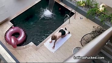 Panty Discovery Leads To Slamming Of This Latina Sizable Breast