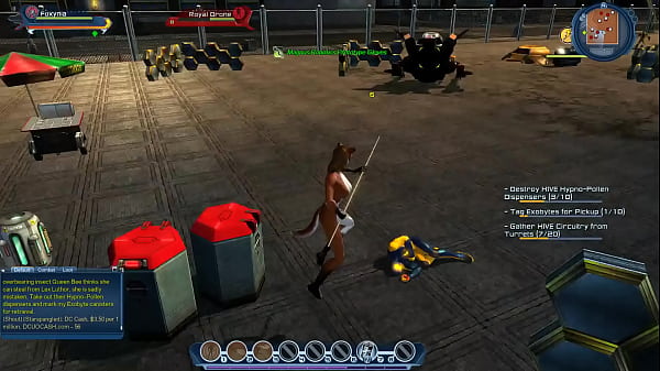 Fox Female Supervillain Beating Up Superheroes