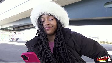 GERMAN SCOUT - Raw Fucking Backdoor Sex At Pick Up Casting For Black Doll Vicky Menage
