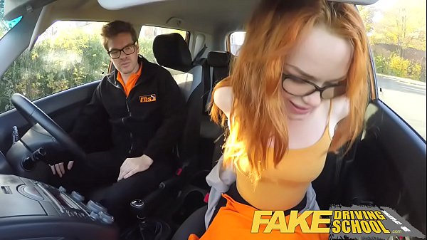 Fake Driving School Nerdy Ginger Barely-legal Screwed To Internal Finish Release