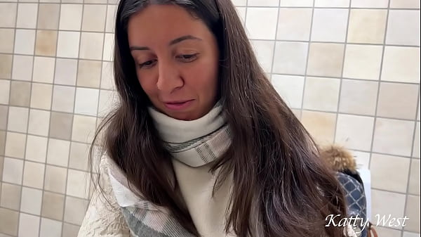 Authentic Porn Casting In A Mall Public Toilet