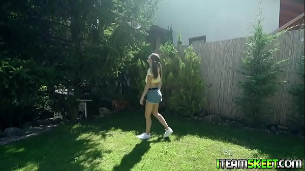 Tempting Coed Sar Bell Bends Over And Takes The Studs Huge Dick