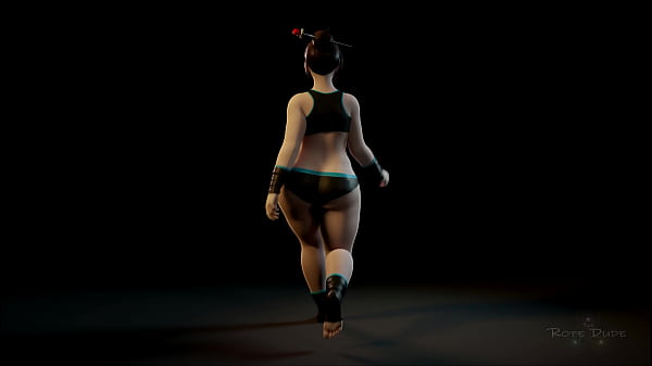 Mei Sultry Walk 3d Animated Unclothed Pmv