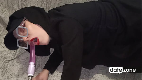 Pregnant Female Plays With Small Dildo