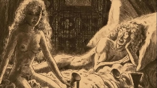 Vintage Provocative Drawings
