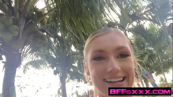 BFFsXXX - The Three Girls And Johnny Play On The Glide And Plunge For A While, Getting Juicy And Thrilled Before Jumping Into The Pool.